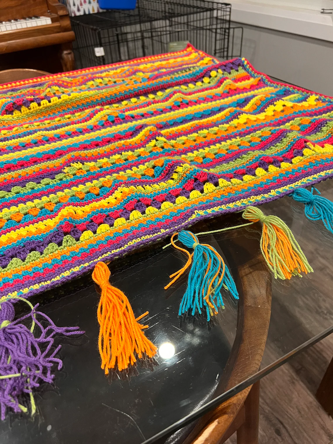 Siesta Fiesta Crochet Blanket Pattern.