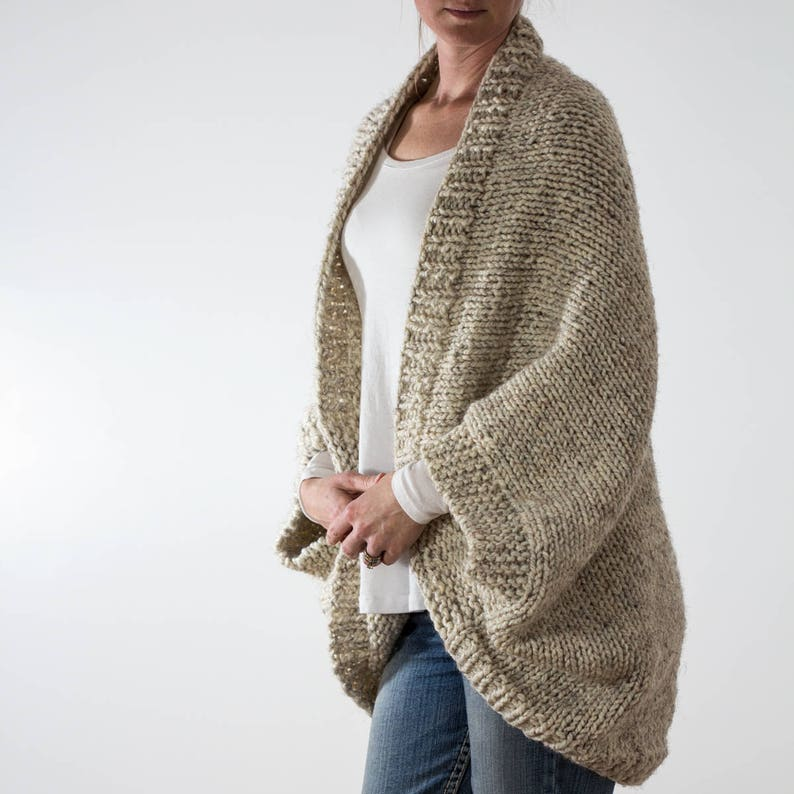 Scoop Shrug Knitting Pattern