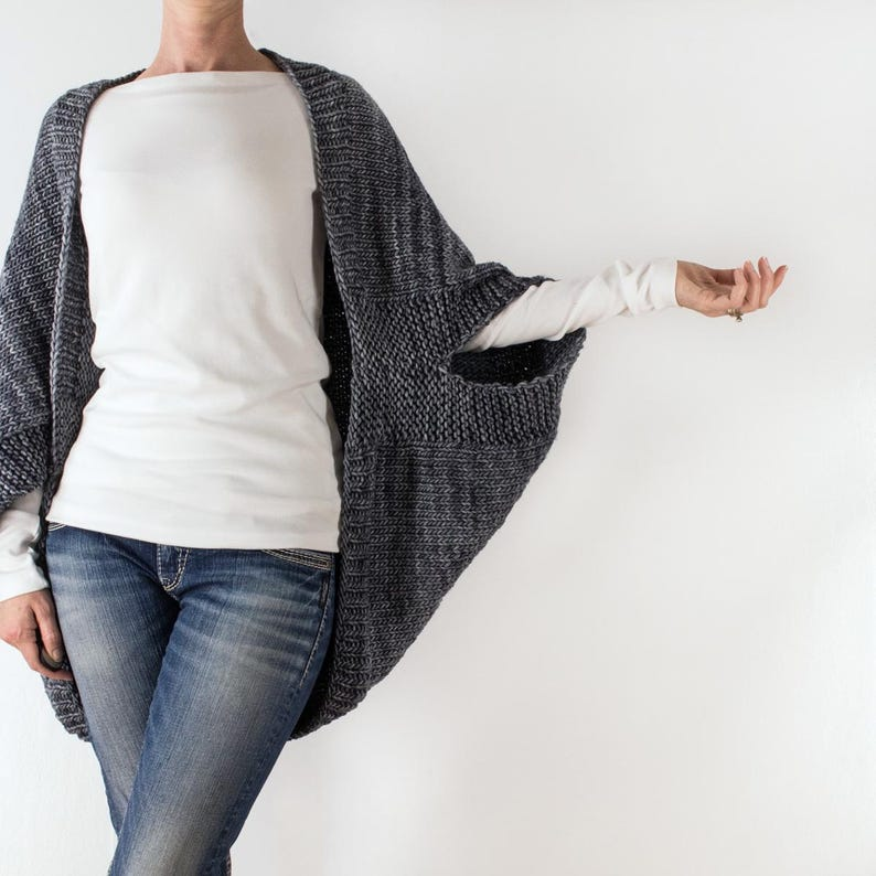 Rectangle Knit Shrug Knitting Pattern