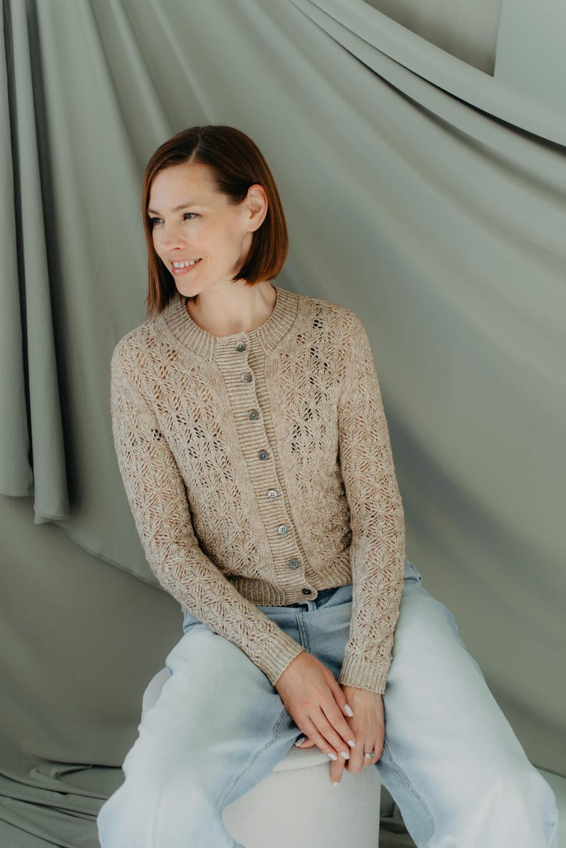 Lace Cardigan Knitting Pattern