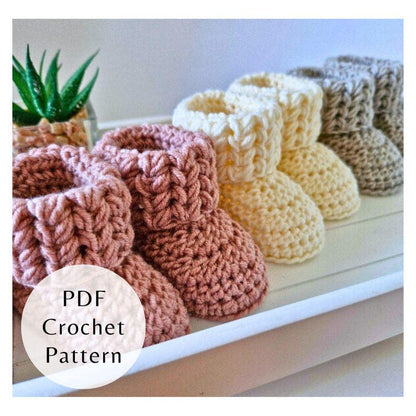 Crochet Pattern – Baby Booties