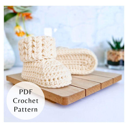 Crochet Pattern – Baby Booties