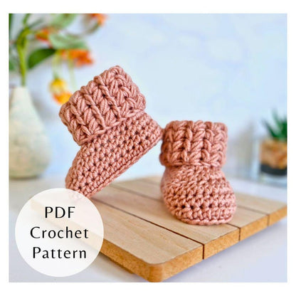 Crochet Pattern – Baby Booties