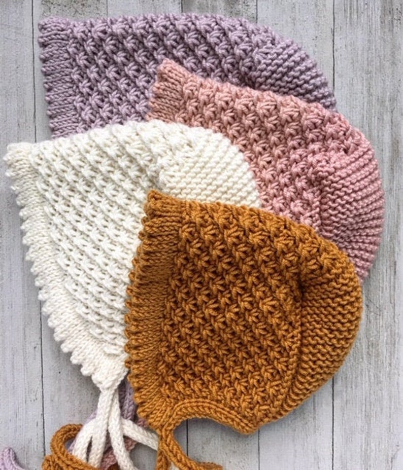 The Snowflake Bonnet Knitting Pattern