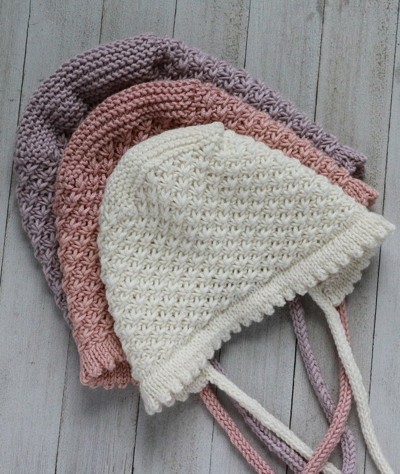 The Snowflake Bonnet Knitting Pattern