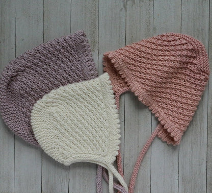 The Snowflake Bonnet Knitting Pattern