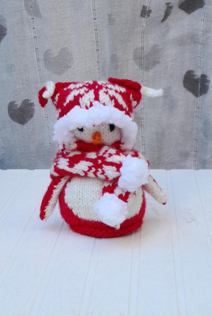 Penguins Chocolate Orange Cover Knitting Pattern