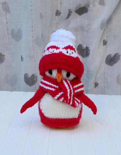 Penguins Chocolate Orange Cover Knitting Pattern