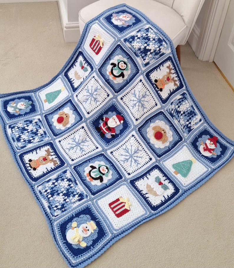 Winter Wonderland Crochet Blanket Pattern.