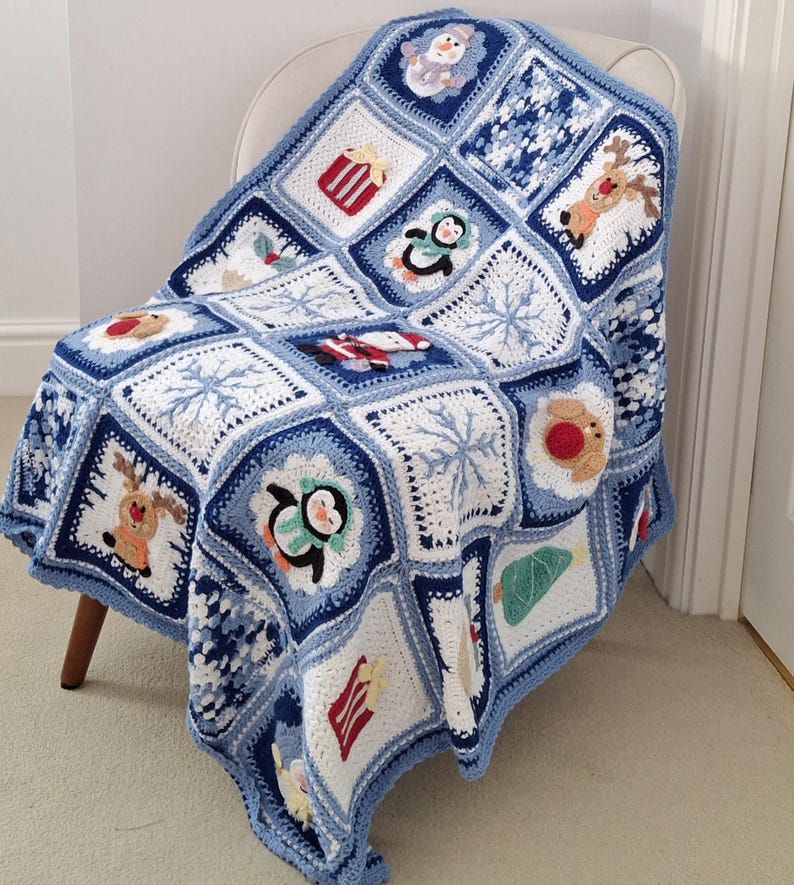 Winter Wonderland Crochet Blanket Pattern.