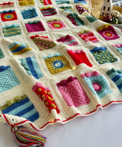 The Gift of Holiday Crochet Blanket Pattern