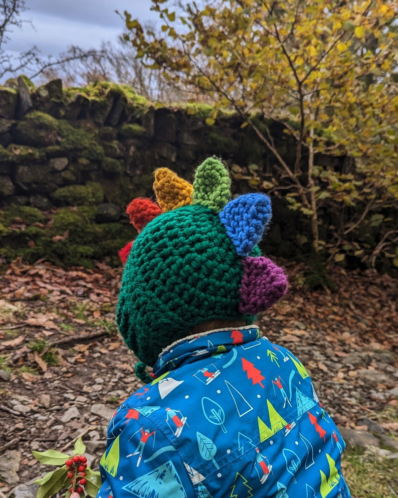 Dinosaur Bonnet Crochet Pattern