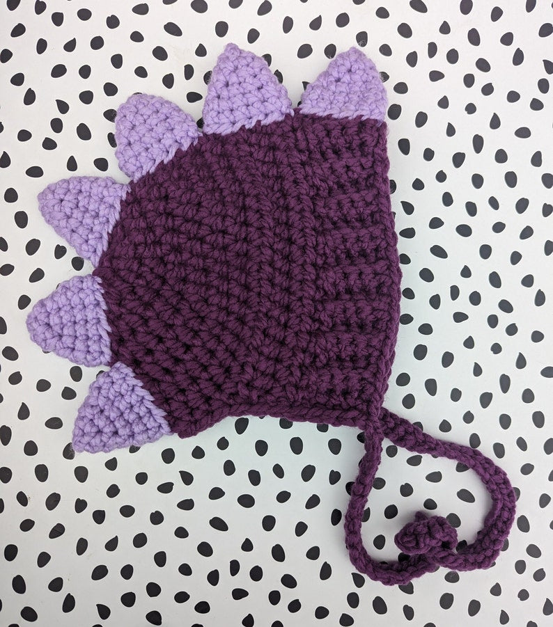 Dinosaur Bonnet Crochet Pattern