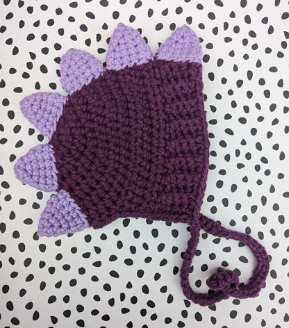 Dinosaur Bonnet Crochet Pattern