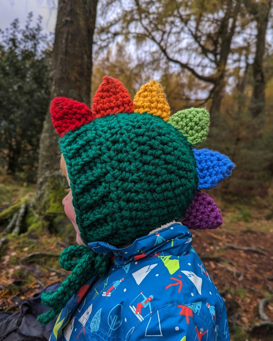 Dinosaur Bonnet Crochet Pattern