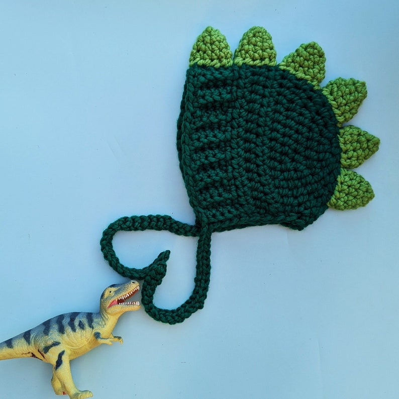 Dinosaur Bonnet Crochet Pattern
