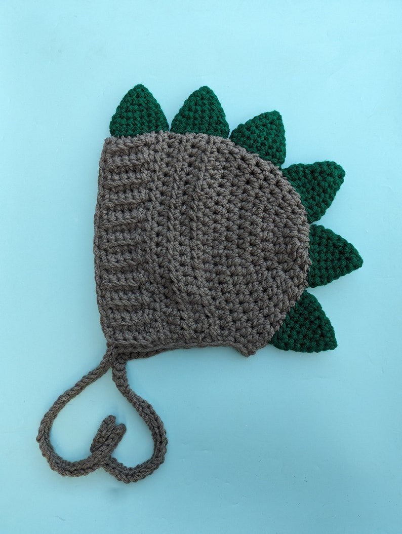Dinosaur Bonnet Crochet Pattern