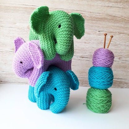 Baby Elephant Knitting Pattern
