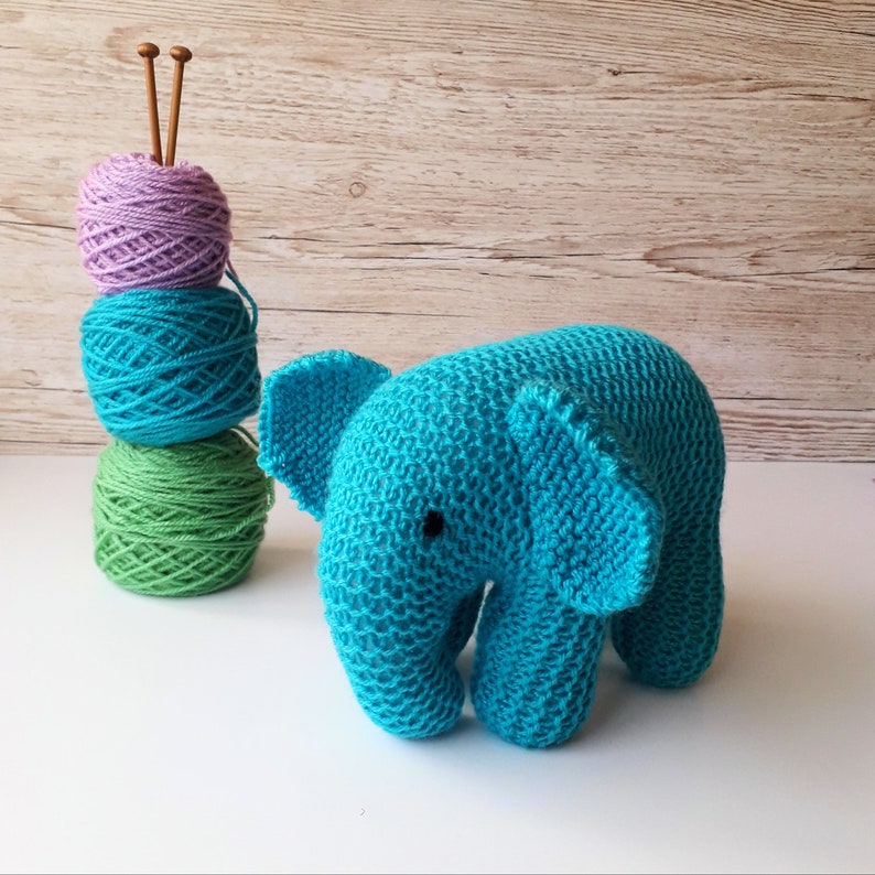 Baby Elephant Knitting Pattern