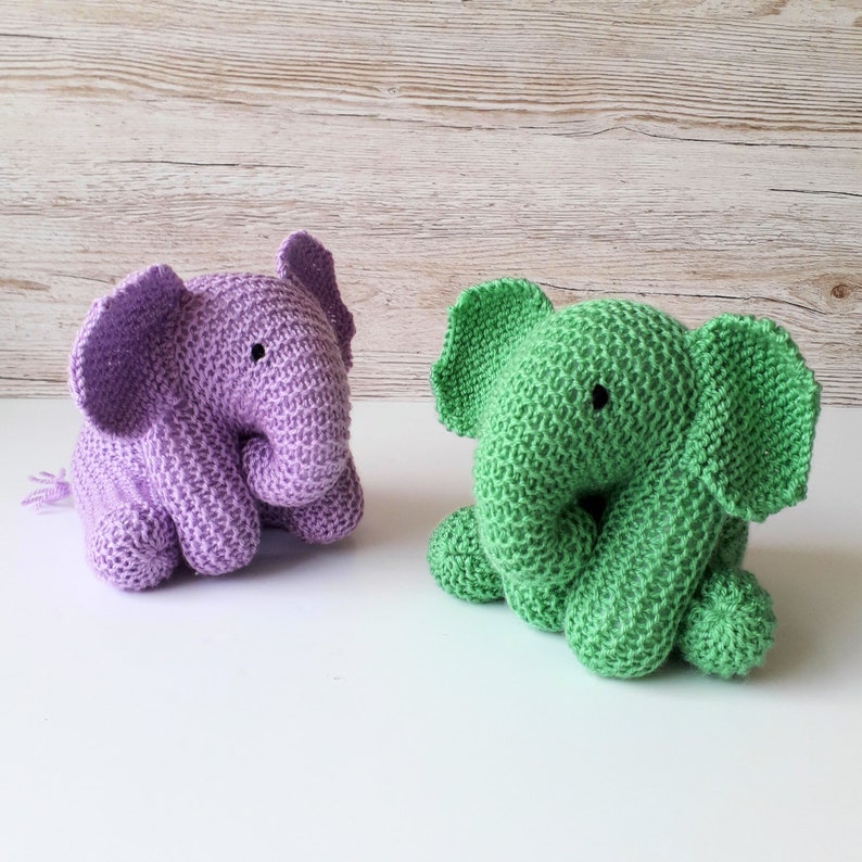 Baby Elephant Knitting Pattern