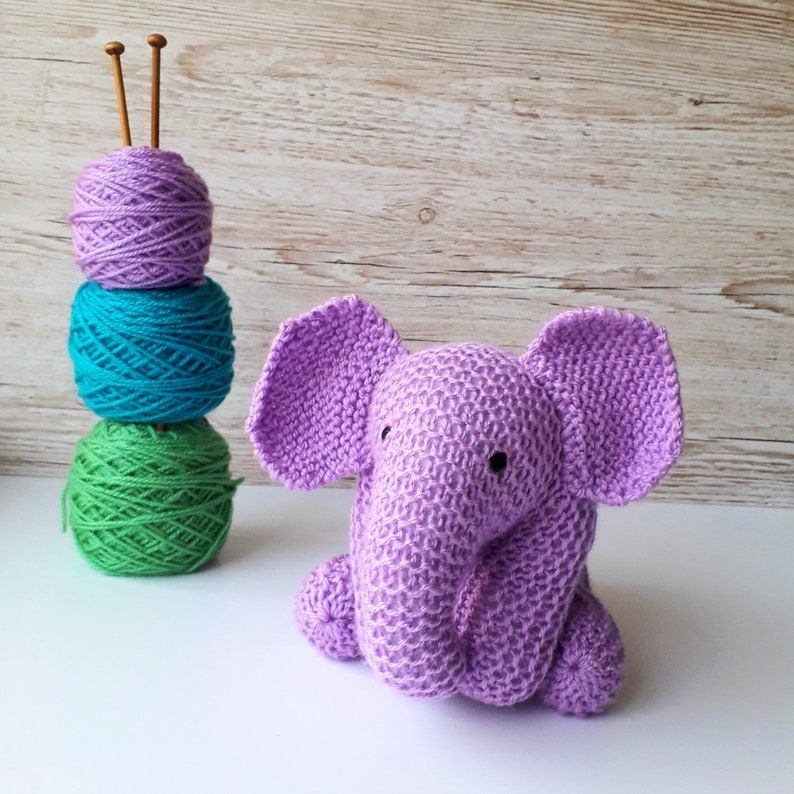 Baby Elephant Knitting Pattern