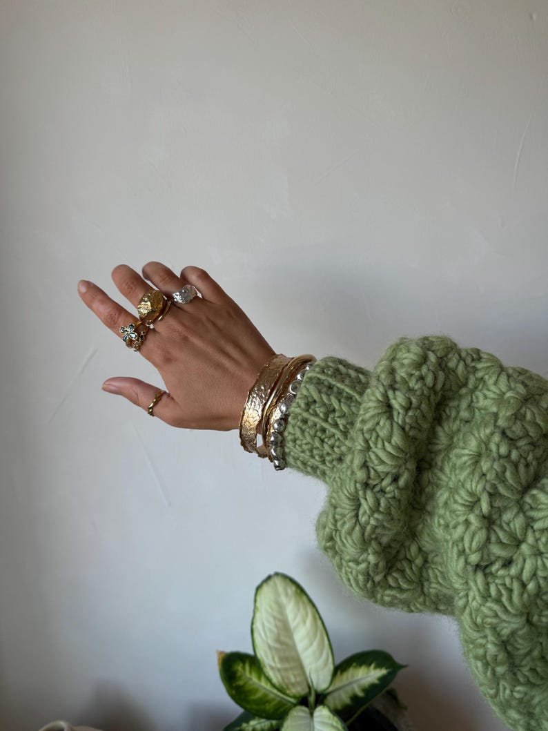 The Wasabi Chunky Crochet Cardigan