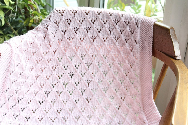 Lottie Baby Blanket Knitting Pattern