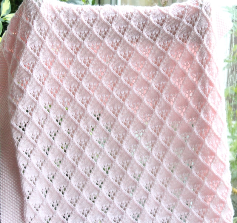 Lottie Baby Blanket Knitting Pattern