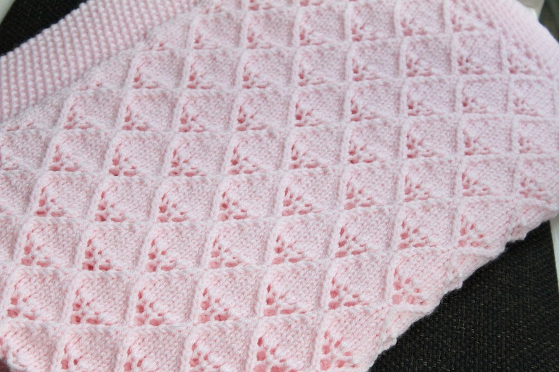 Lottie Baby Blanket Knitting Pattern