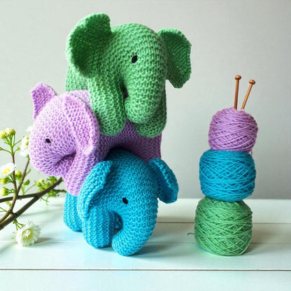 Baby Elephant Knitting Pattern