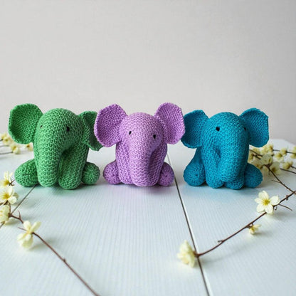 Baby Elephant Knitting Pattern
