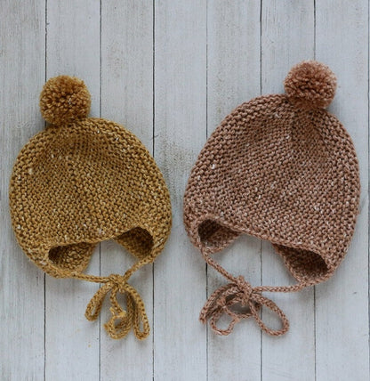 Baby Bonnet Knitting Pattern