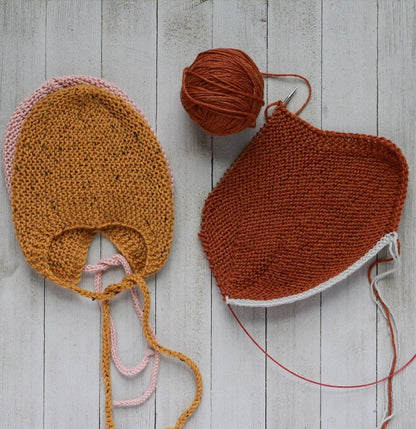 Baby Bonnet Knitting Pattern