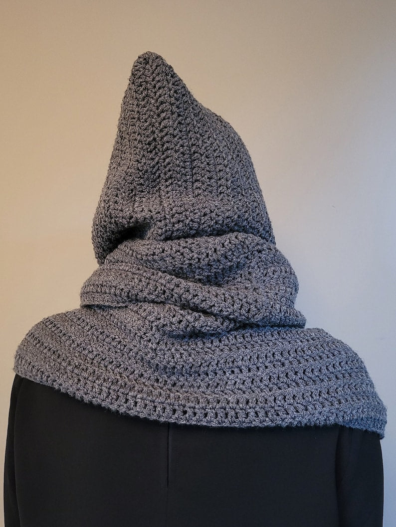 Witchy Hooded Infinity Scarf Crochet Pattern