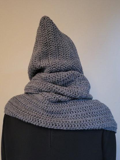 Witchy Hooded Infinity Scarf Crochet Pattern