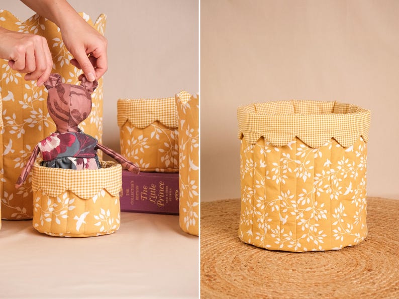 Fabric Bucket PDF Pattern