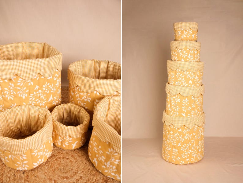 Fabric Bucket PDF Pattern