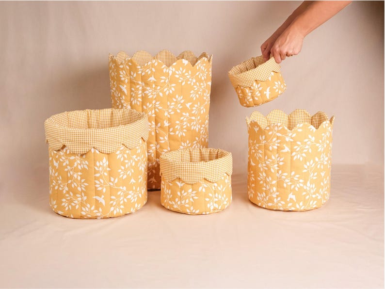 Fabric Bucket PDF Pattern