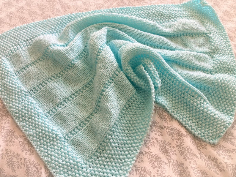 Easy Baby Blanket Knitting pattern