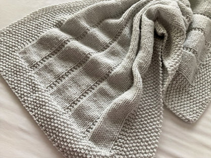 Easy Baby Blanket Knitting pattern