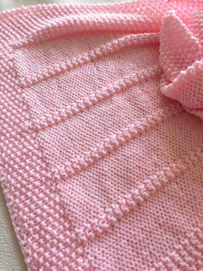 Easy Baby Blanket Knitting pattern