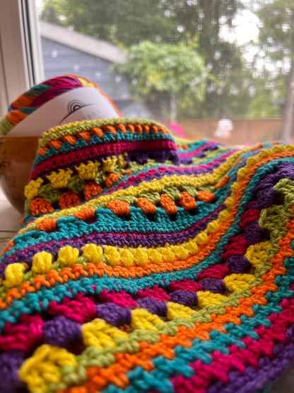 Siesta Fiesta Crochet Blanket Pattern.