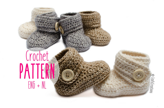 Baby Booties Crochet Pattern