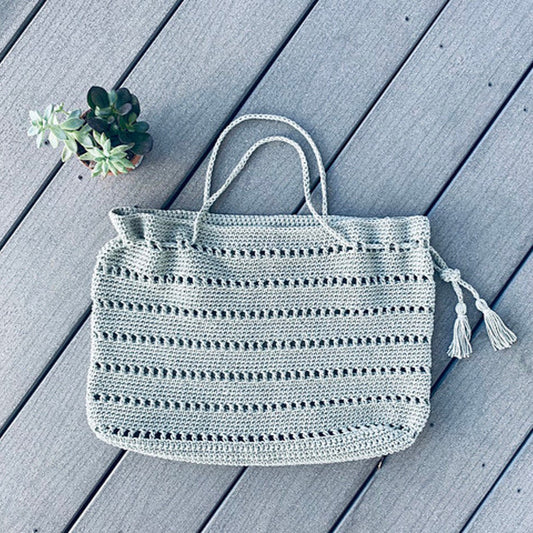 Sprightly Crochet Tote Bag