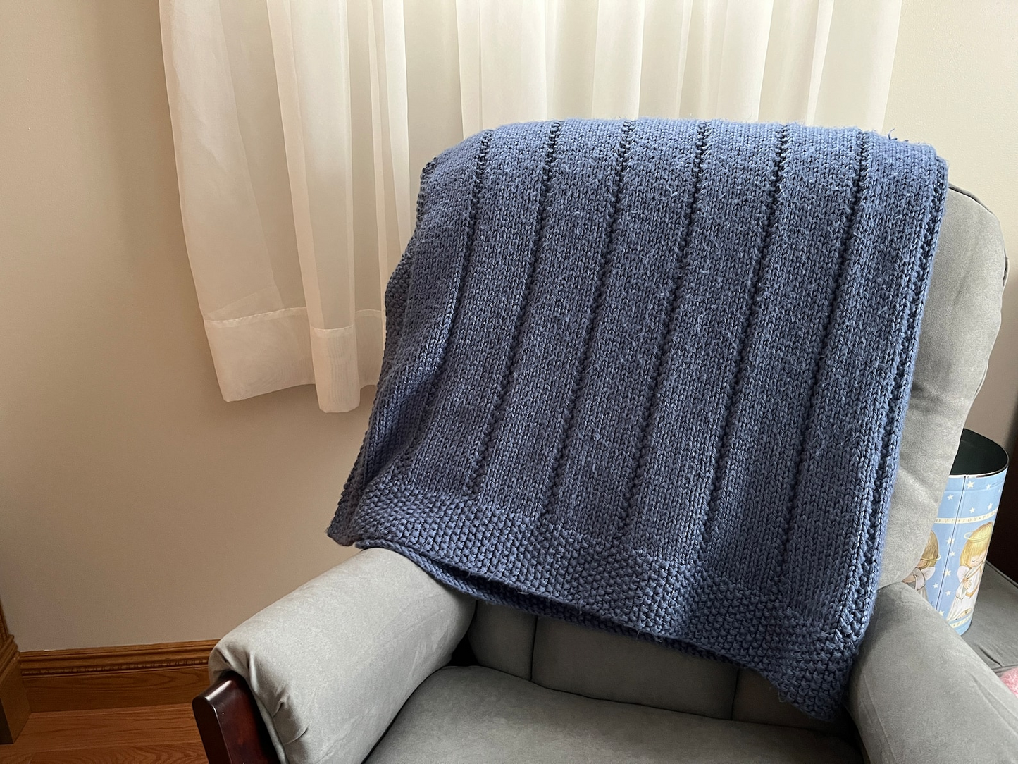 Throw Blanket Knitting Pattern
