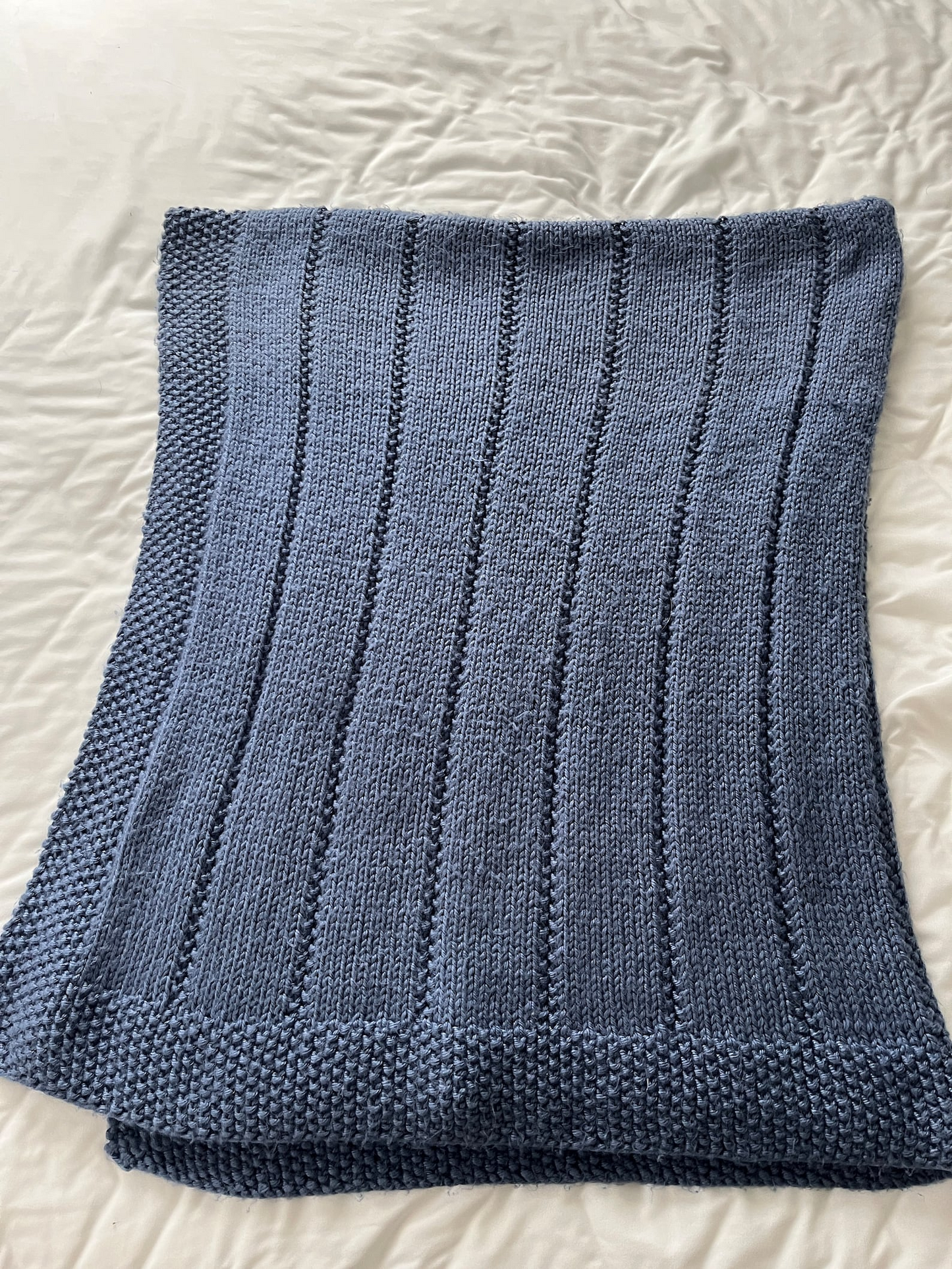 Throw Blanket Knitting Pattern