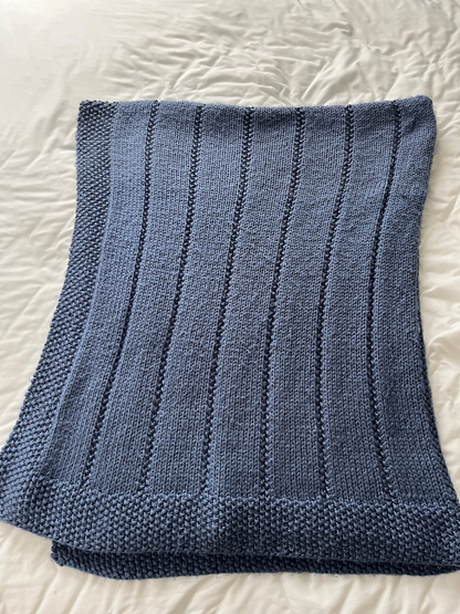 Throw Blanket Knitting Pattern