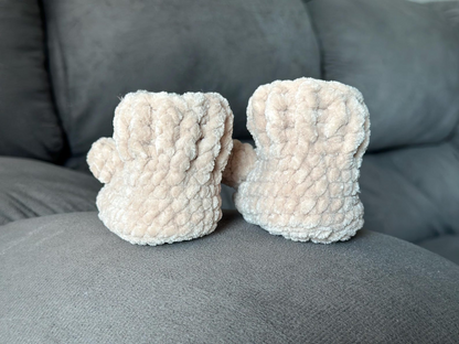 Adorable Bear Baby Booties Crochet Pattern