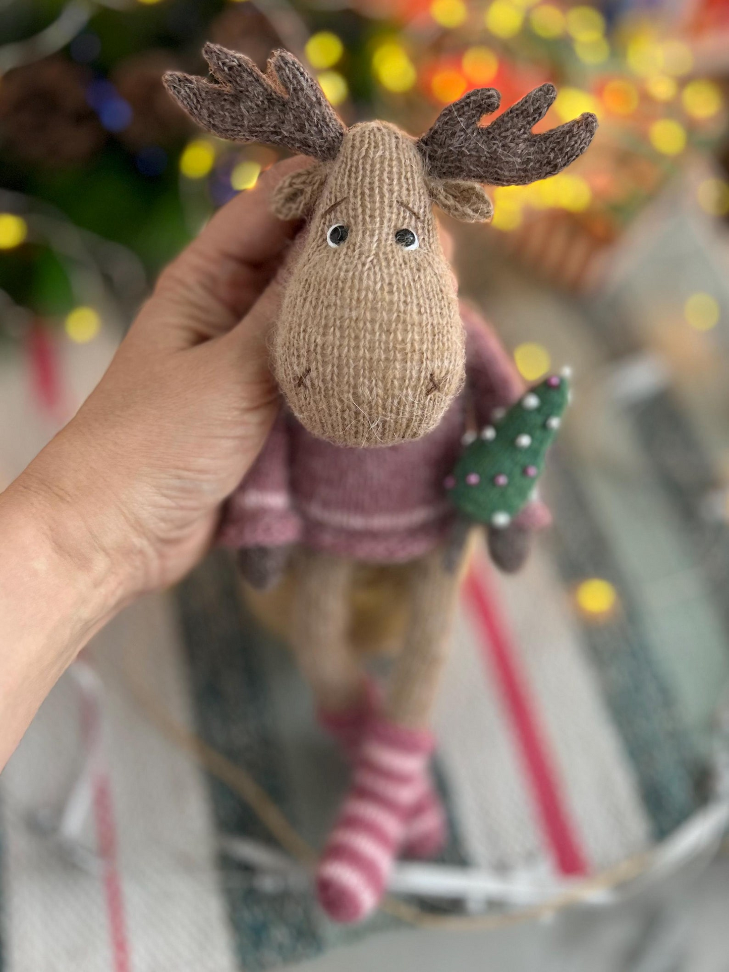 Moose Knitting Pattern