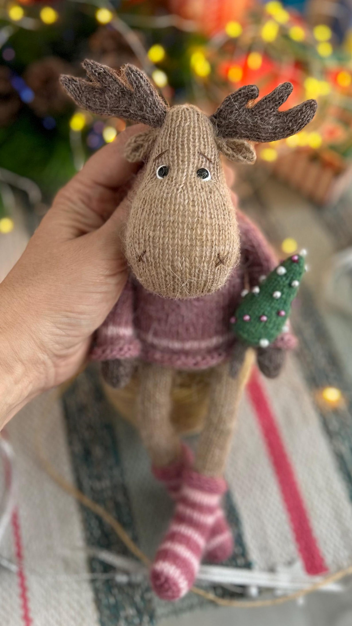 Moose Knitting Pattern